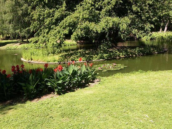 Der historische Kurpark in Bad Nauheim